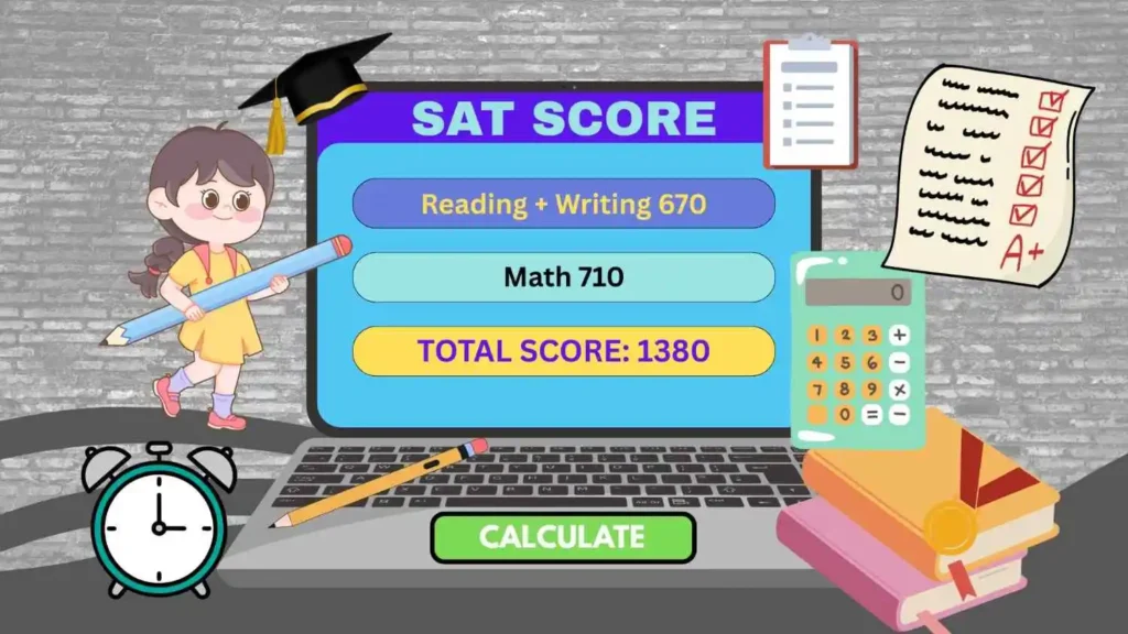SAT Test Score Calculator Result Overview